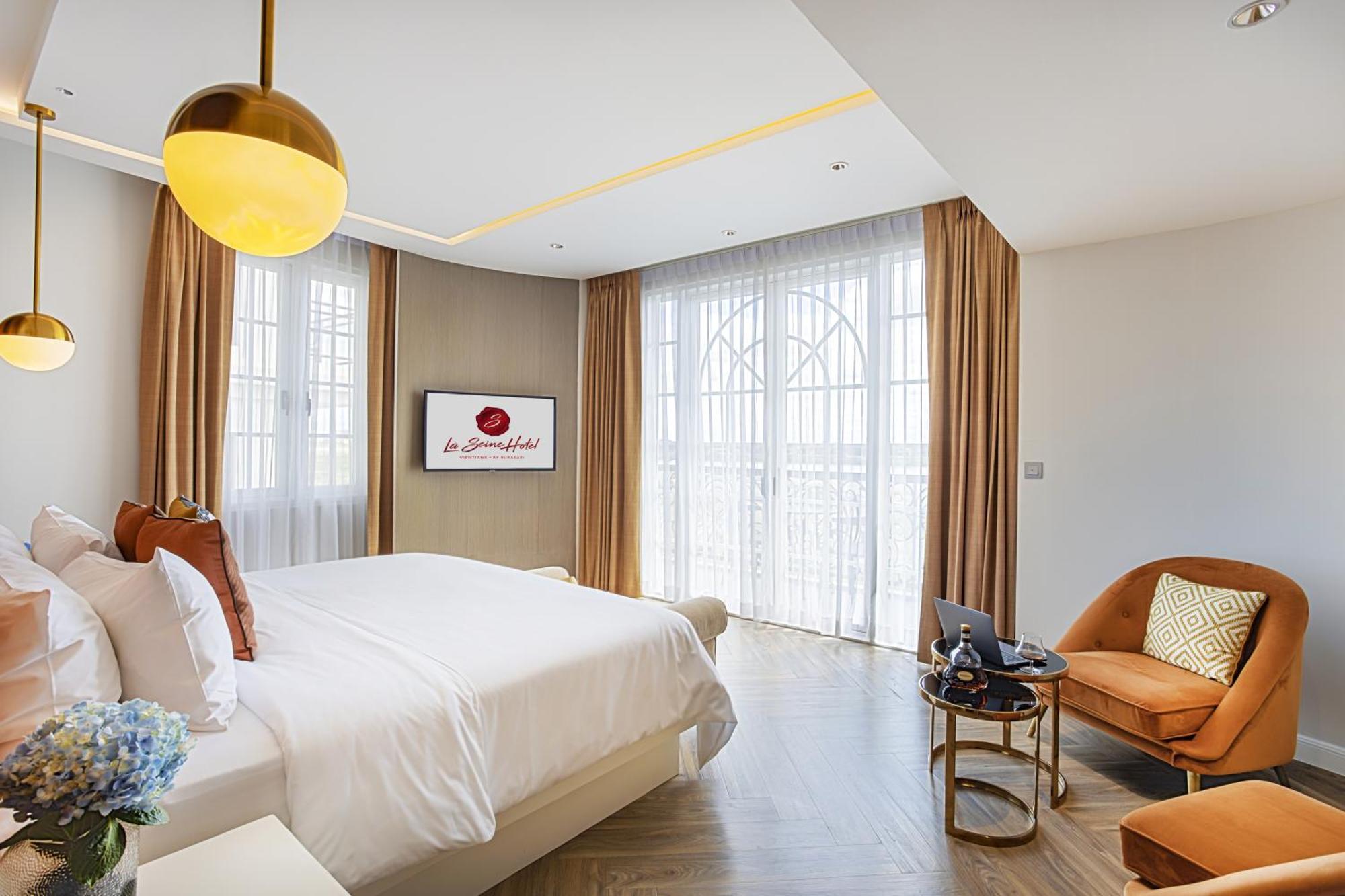 La Seine Hotel Vientiane Kamer foto
