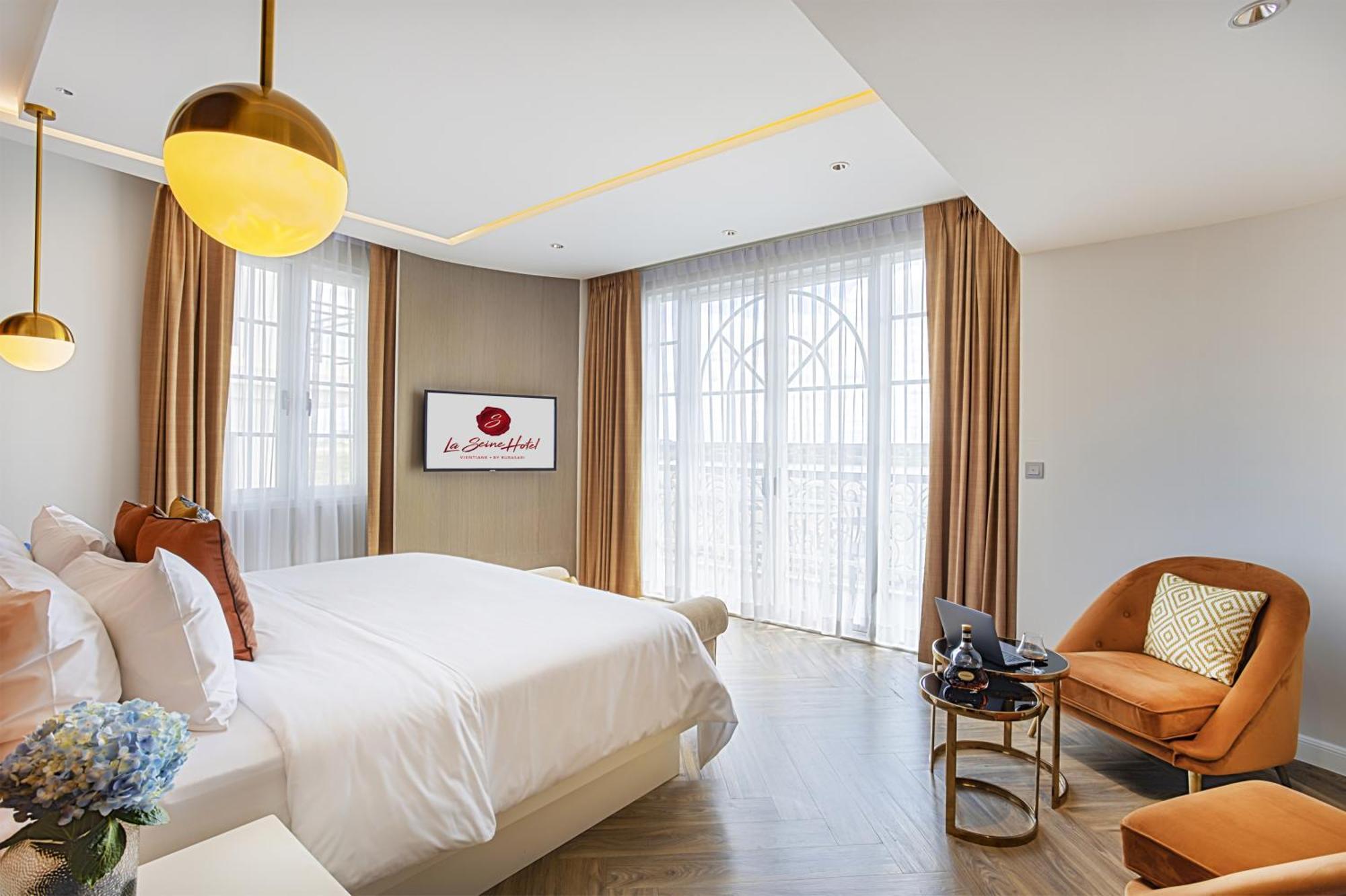 La Seine Hotel Vientiane Buitenkant foto